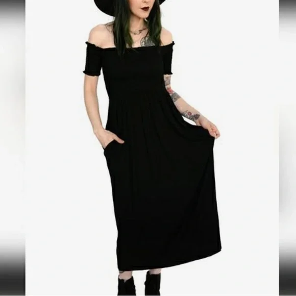 Smocked Lily Foxblood Dress - Picture 1 of 1